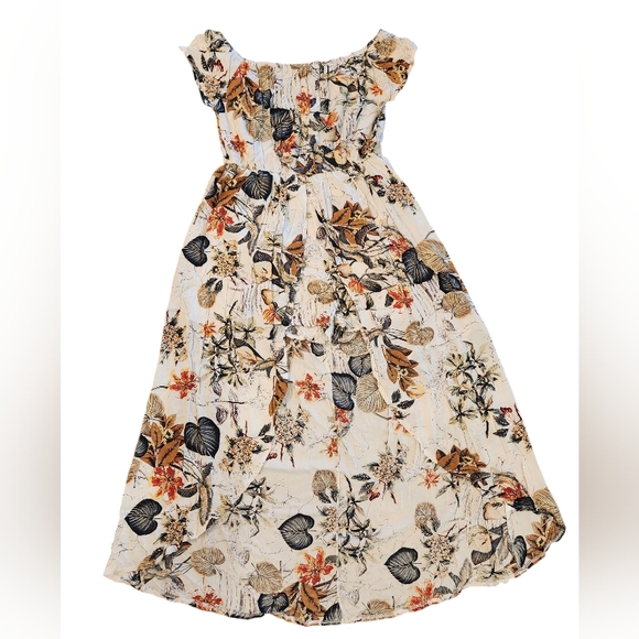 High Low Maxi Romper Dress with Shorts - Picture 3 of 5